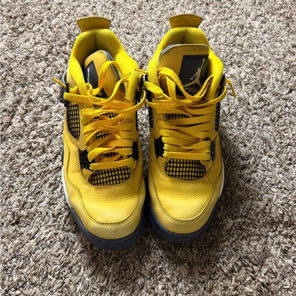 Jordan Yellow and Black Sneakers - Picture 1 of 5